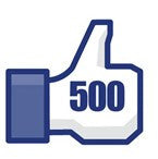 500 volgers op Facebook