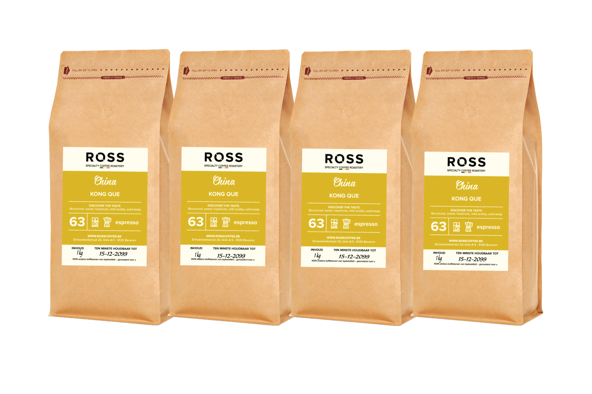 China Kongque_Espresso_4x 1 kg