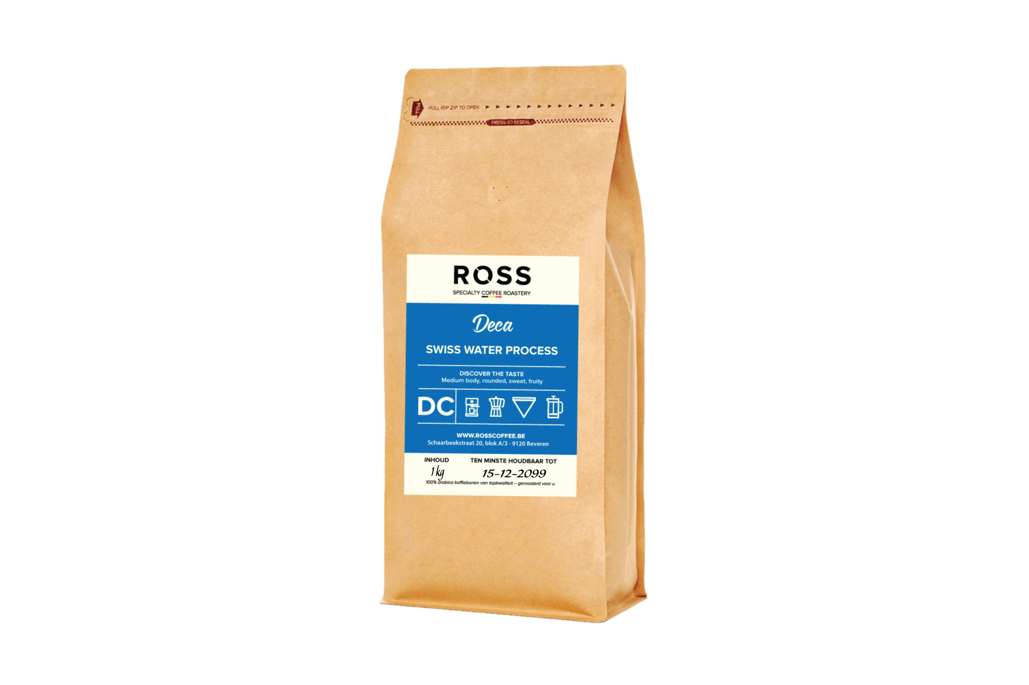 DECA Specialty Coffee Swiss Water decafeine 1 kg
