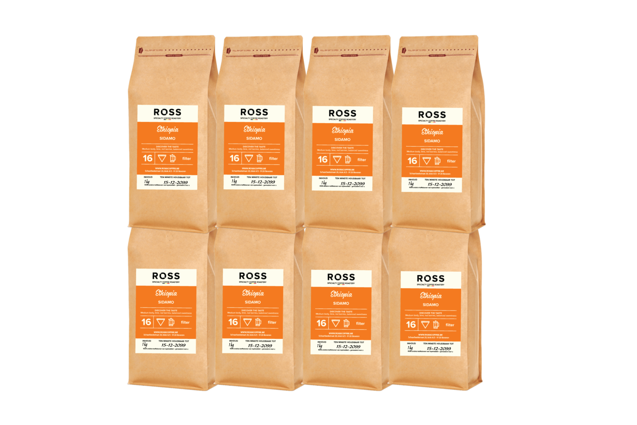 Ethiopia Sidamo Washed_filter_8x 1 kg