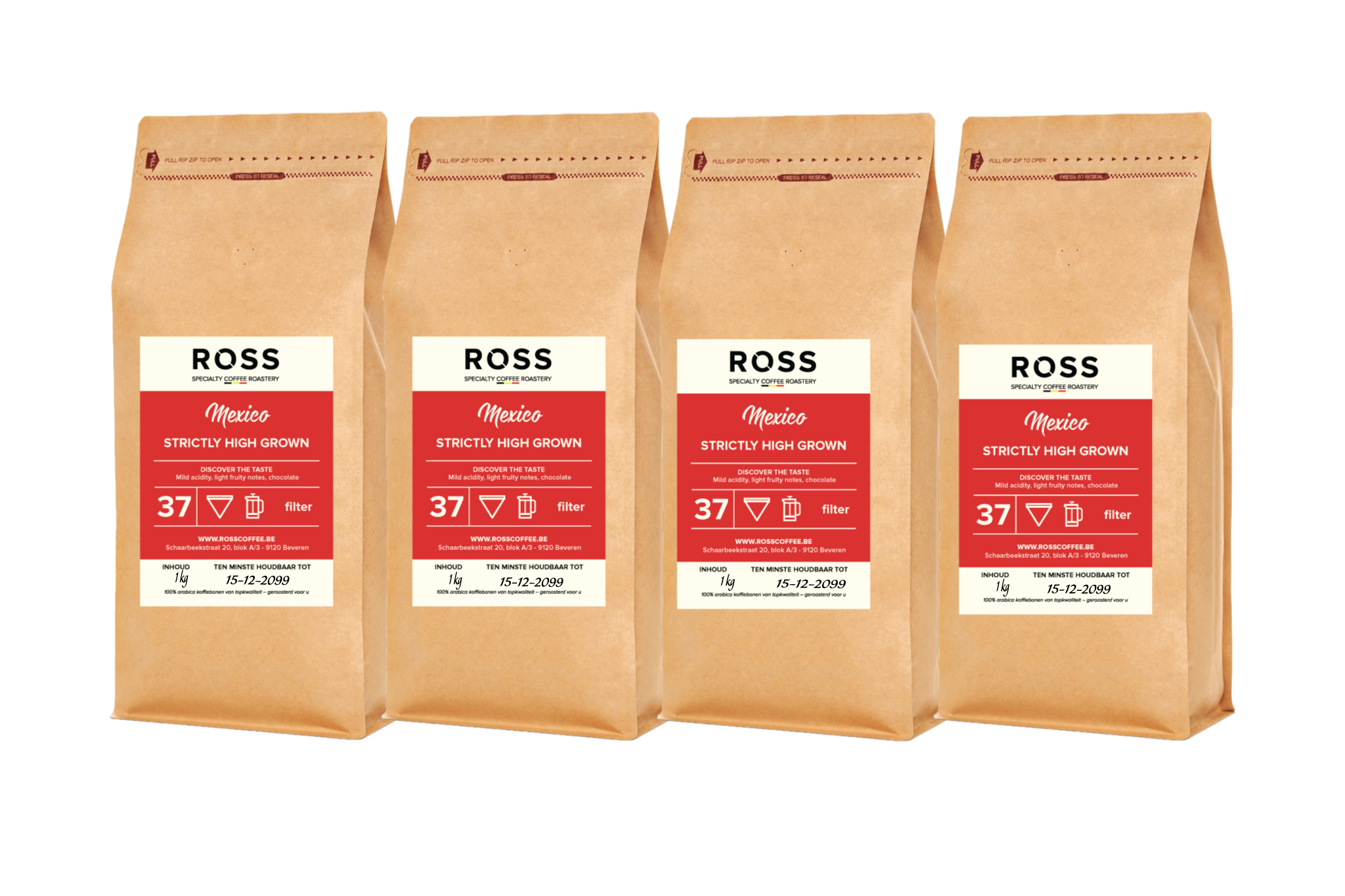 Mexico Strictly High Grown filter 4x 1 kg