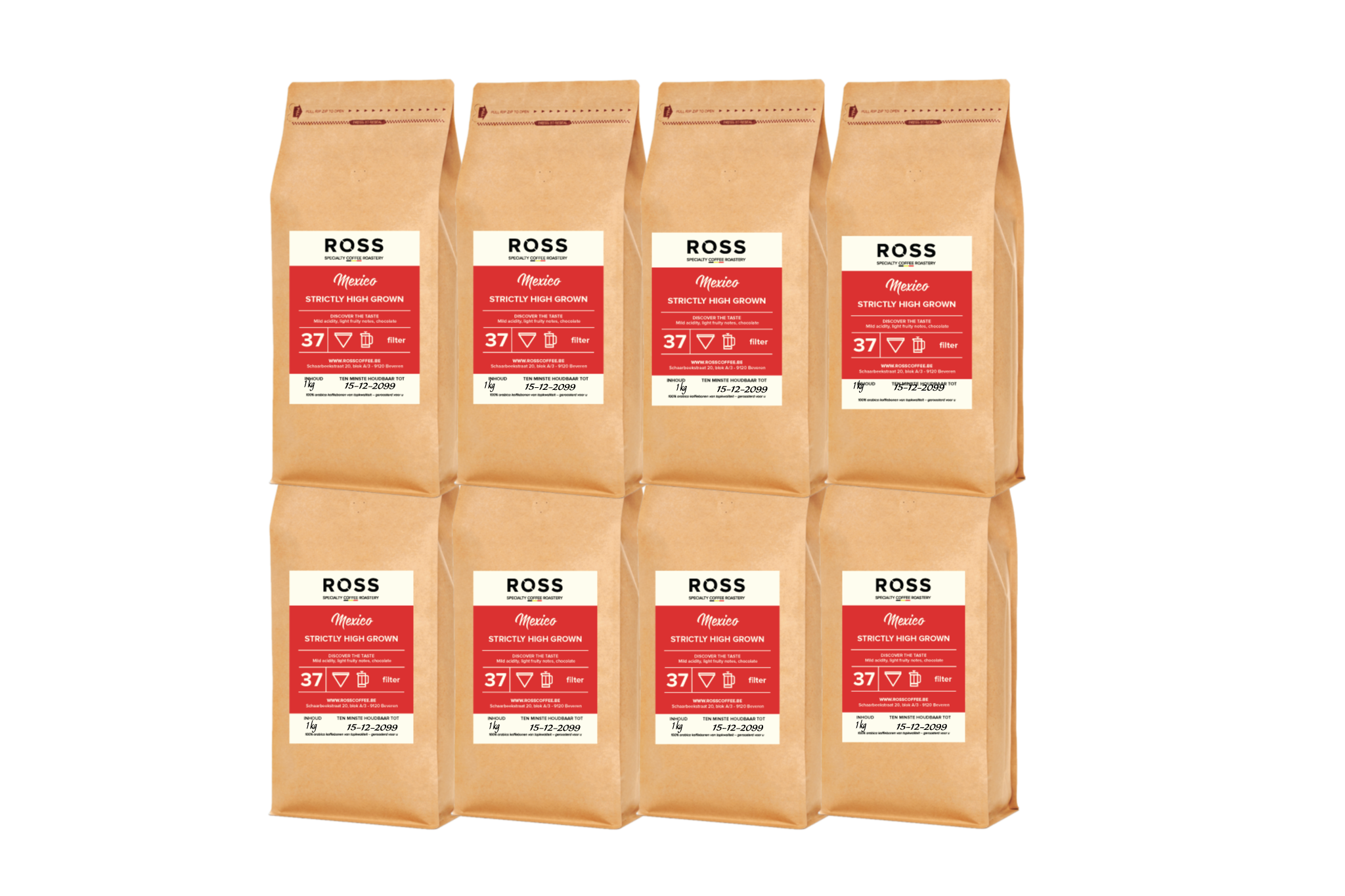 Mexico Strictly High Grown filter 8x 1 kg