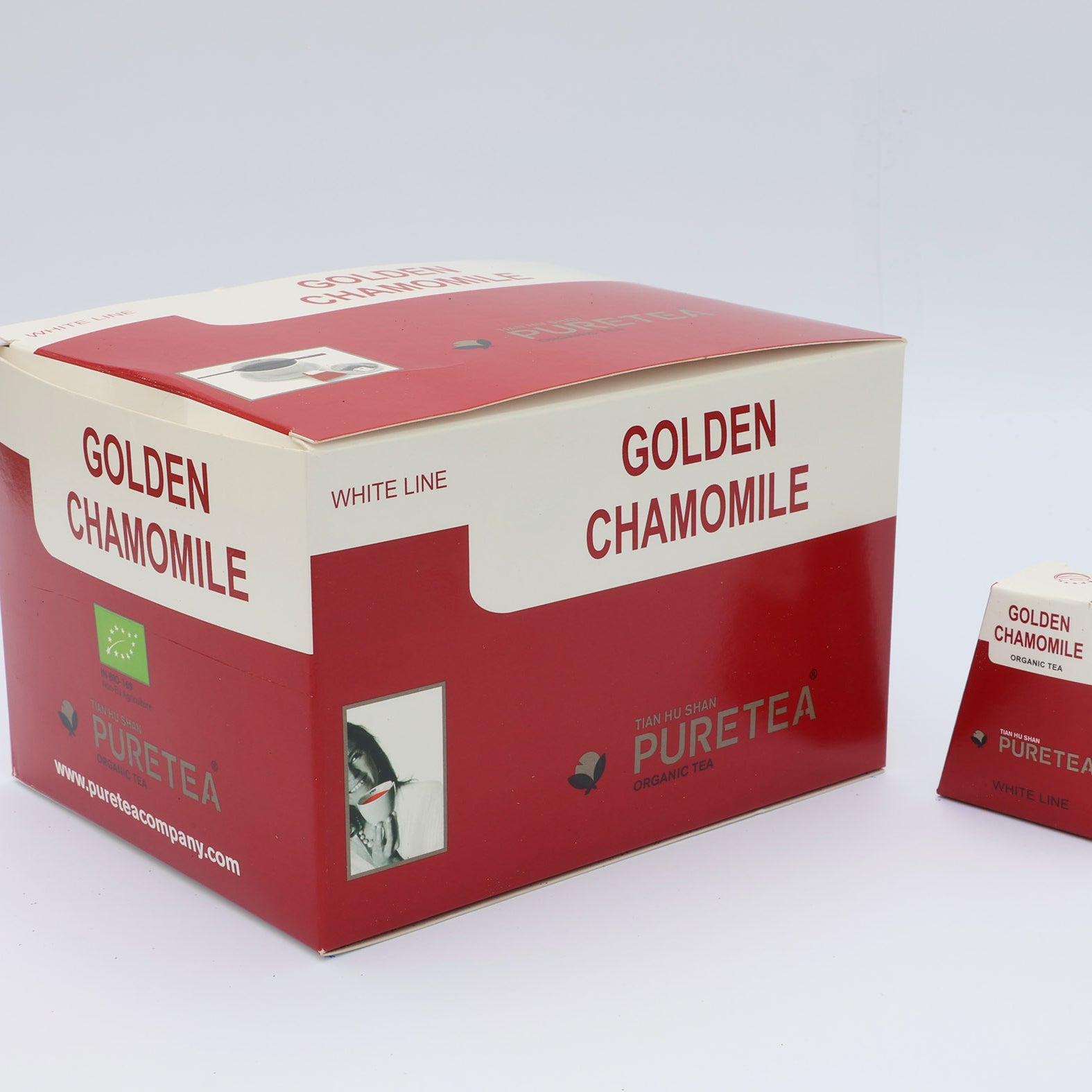 Zachte kamillethee, rustgevend en puur.