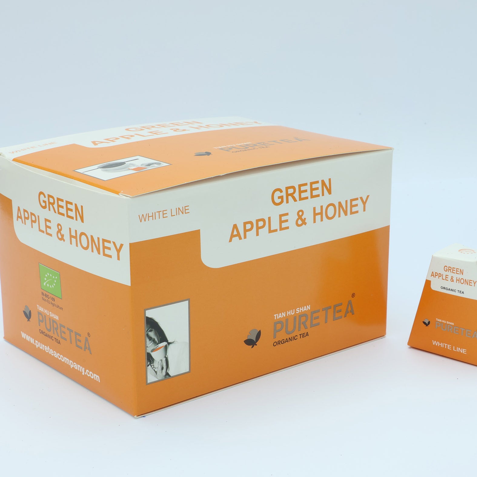 Frisse appel met een milde honingtoets.