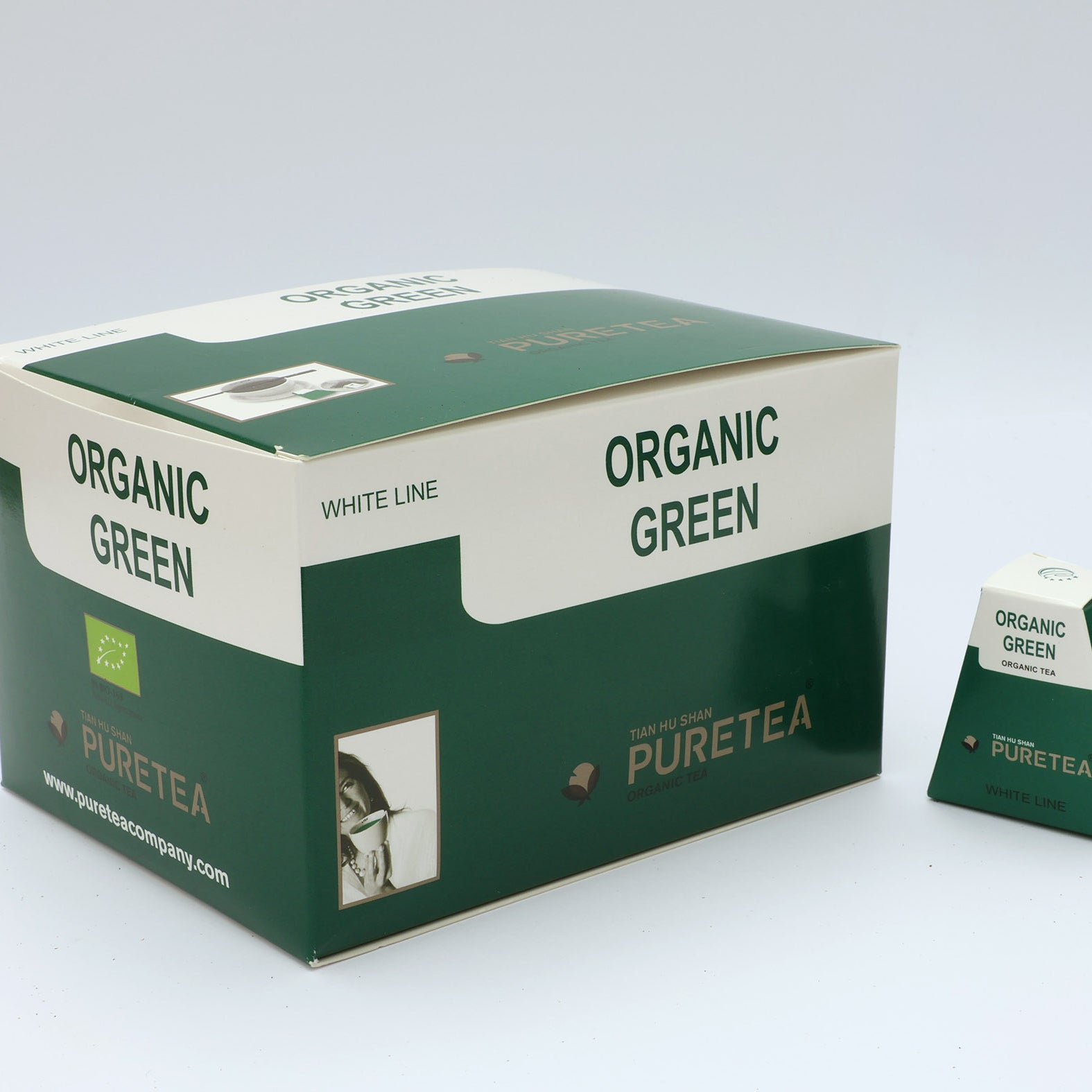 Licht grassige, ongeparfumeerde groene thee.