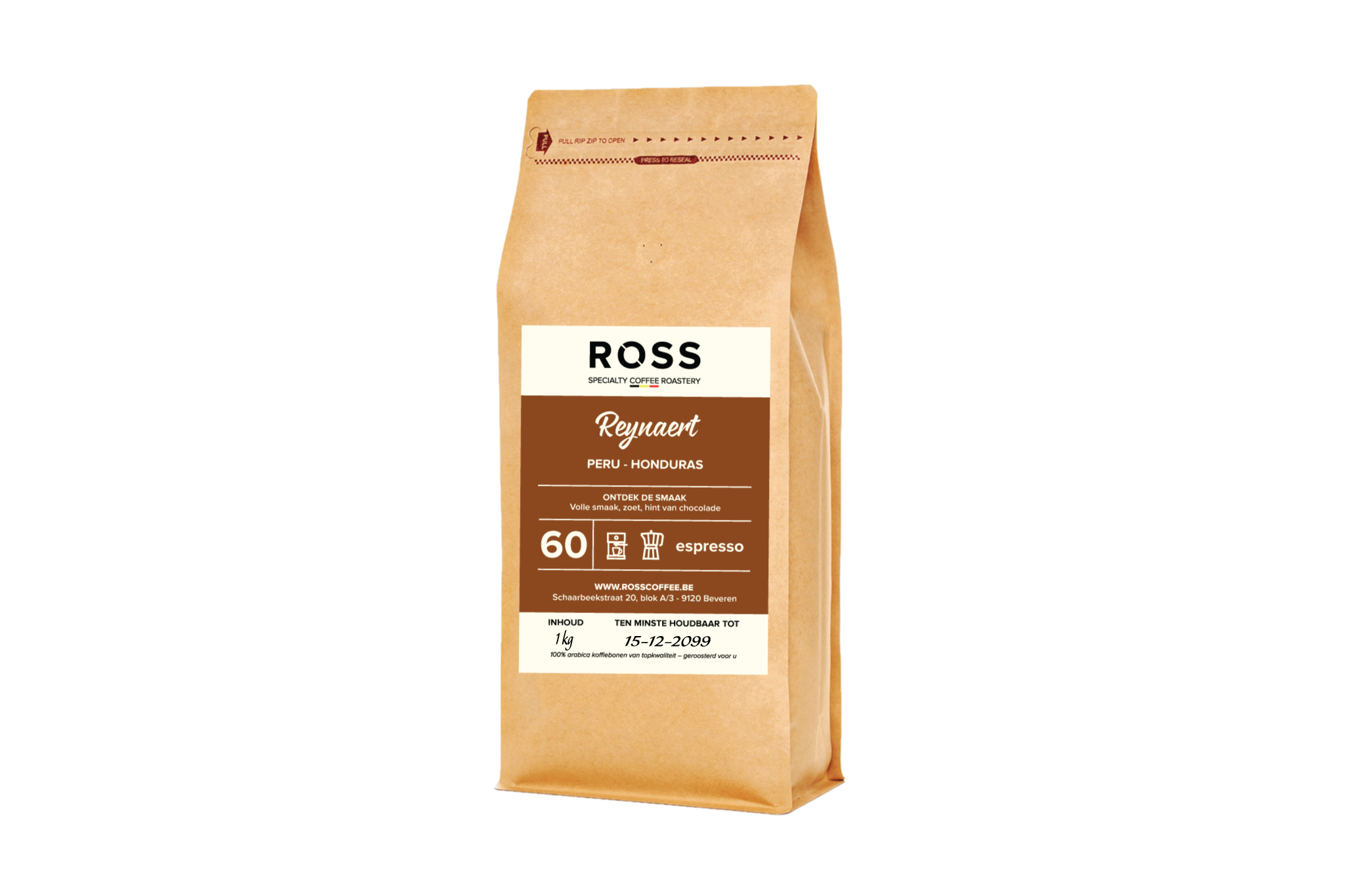 Reynaert coffee blend – volle body, fruitig en chocolade, 1kg