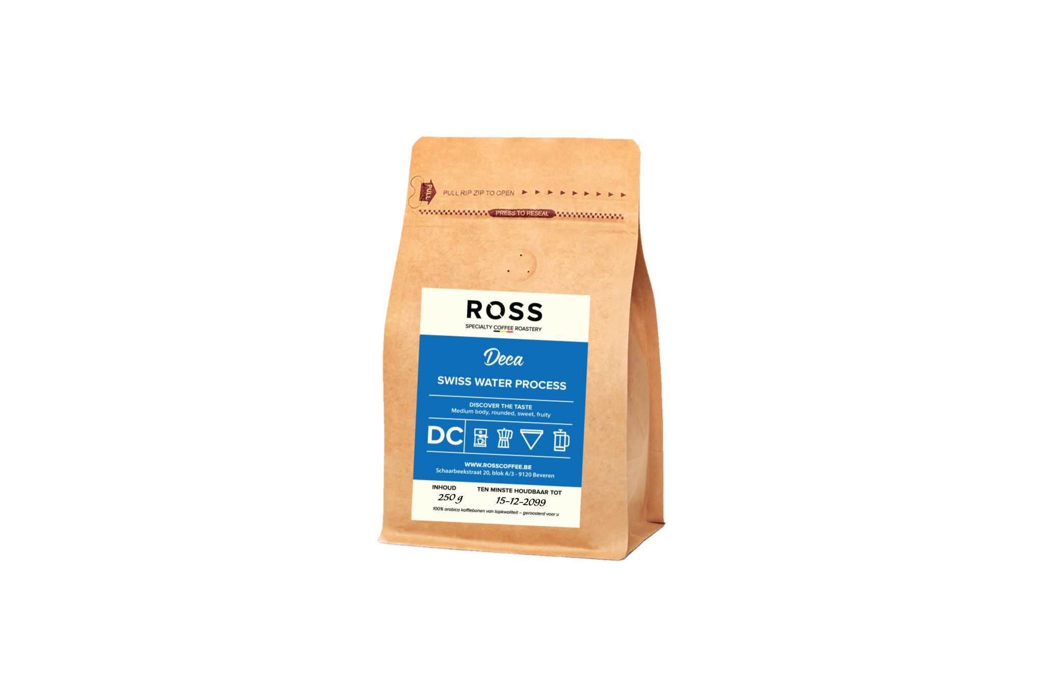 Specialty Coffee DECA Swiss Water 250g