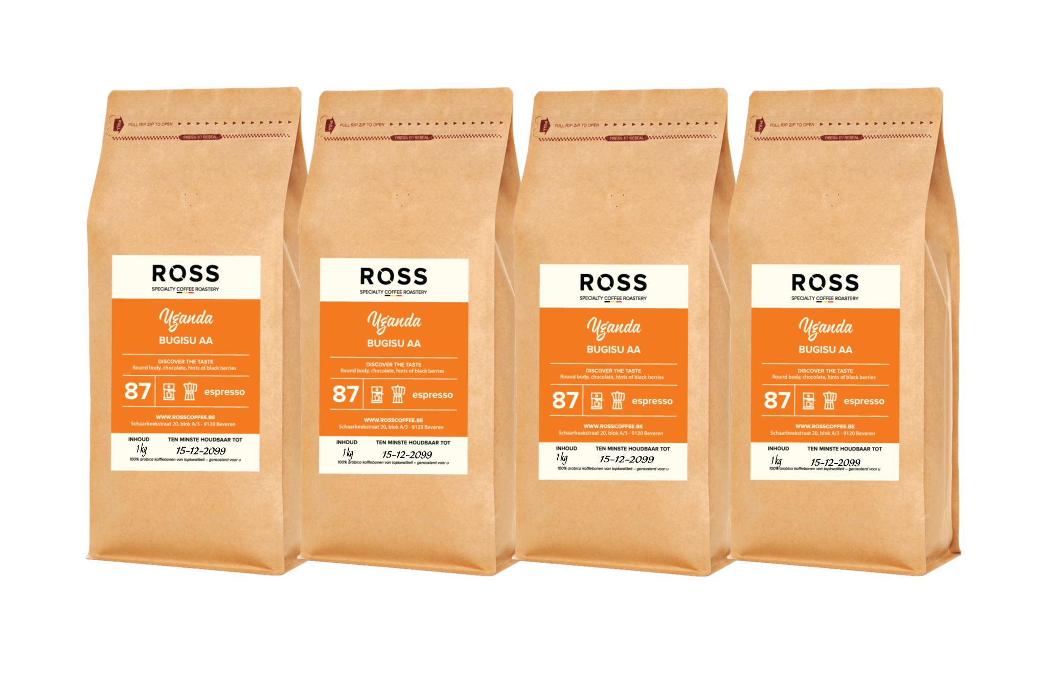 UGANDA BUGISU AA 4x 1 kg