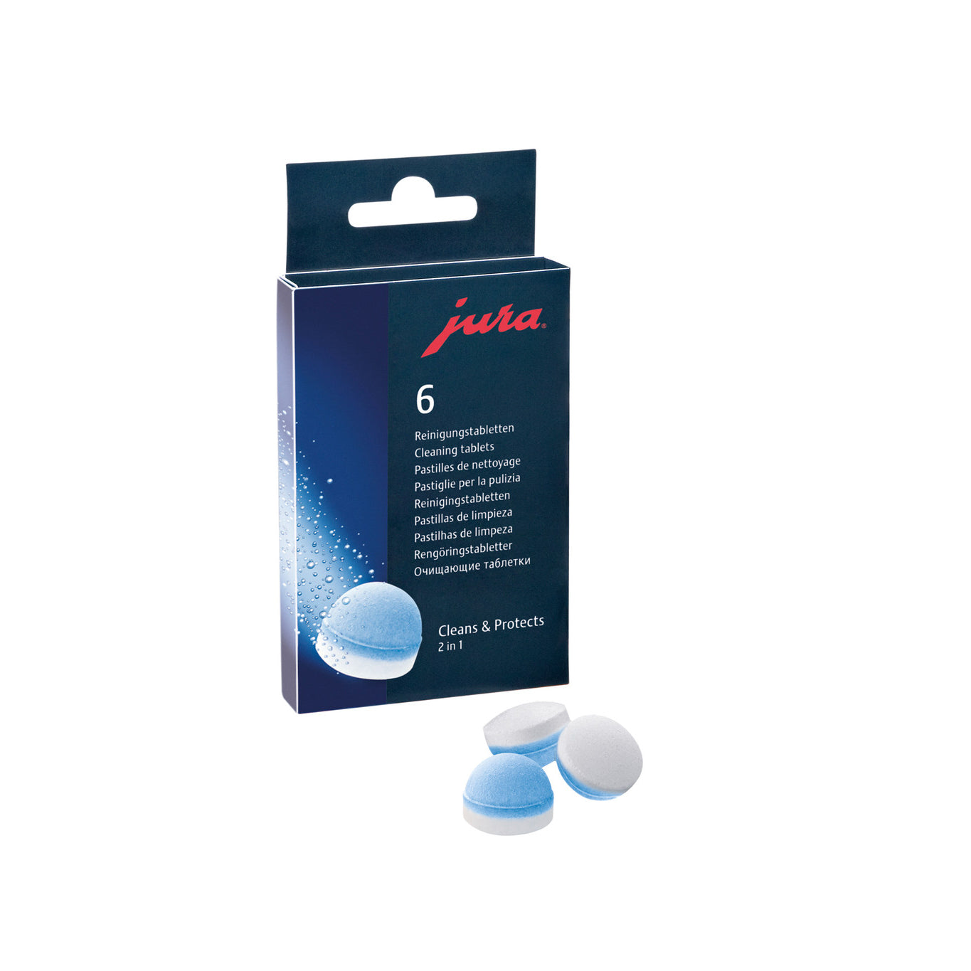JURA reinigingstabletten 3-in-1 – originele onderhoudstabletten