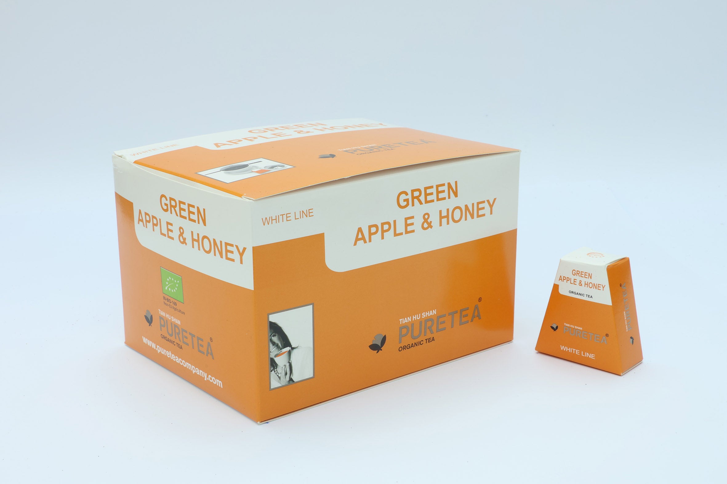 Frisse appel met een milde honingtoets.