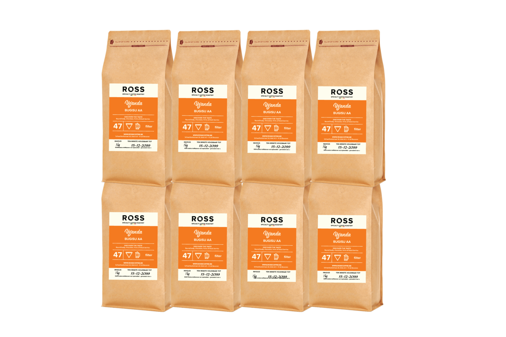 UGANDA BUGISU AA Filter 8x 1 kg
