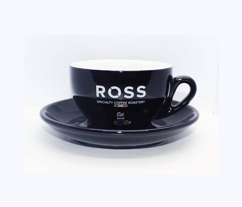 ROSS dubbele cappuccino tas 290 ml + ondertas